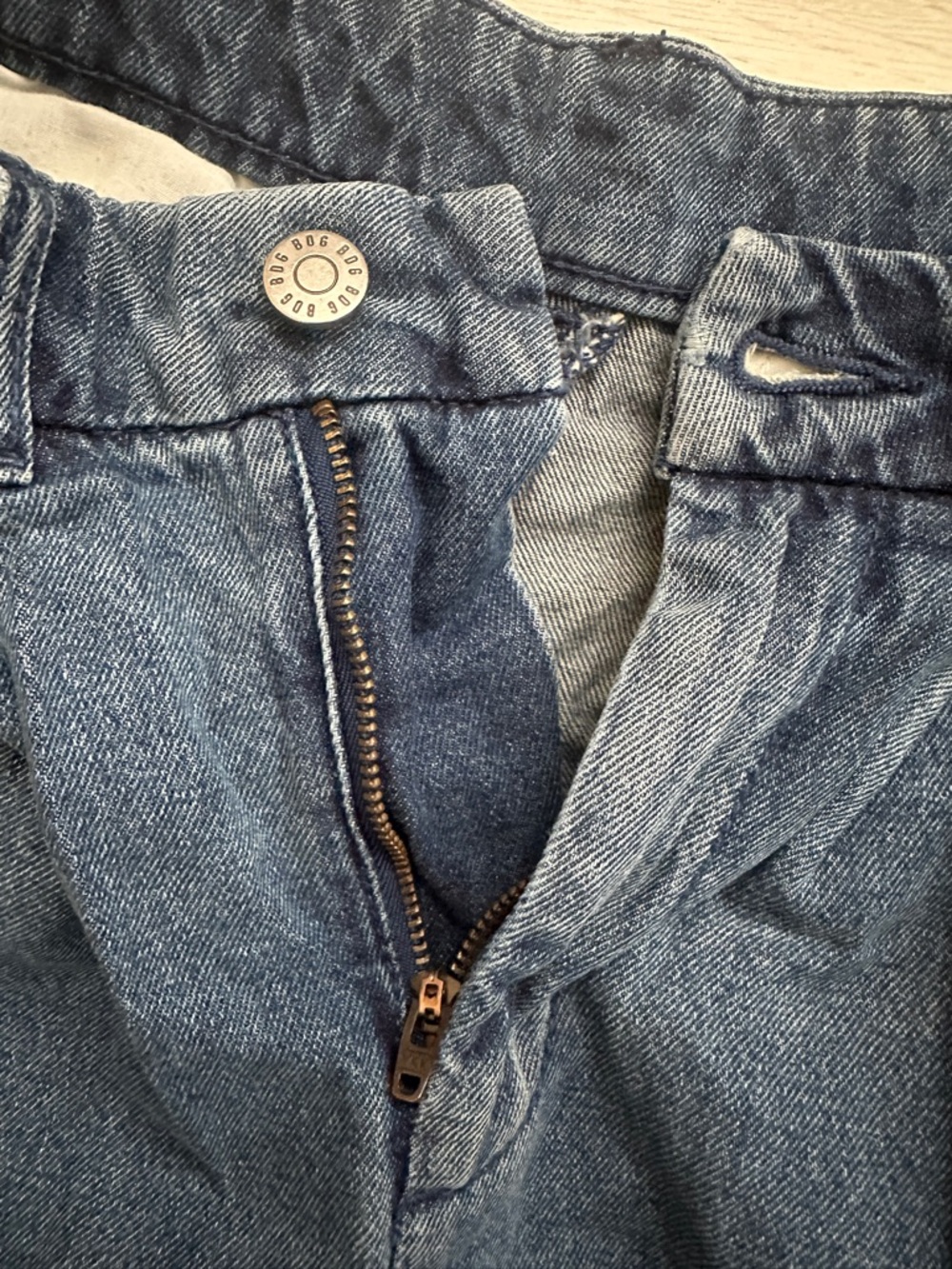 Urban Outfitters BDG Grandpa Baggy Trouser Jeans Pleated Pants Loose Fit Size27 - Picture 10 of 14